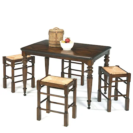 5 Piece Southport Pub Table Dining Set